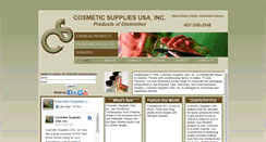 Desktop Screenshot of cosmeticsuppliesusa.com