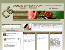 Tablet Screenshot of cosmeticsuppliesusa.com